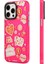 iPhone 15 Uyumlu Kılıf Bethany Green Tasarımlı Youngkit Sweet Language Kapak Pembe 1