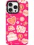 iPhone 15 Uyumlu Kılıf Bethany Green Tasarımlı Youngkit Sweet Language Kapak Pembe 2