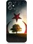 Samsung Galaxy A04 Uyumlu Göktürkçe Türk ve Ağaç Bayrak Desenli Silikon Kılıf 1