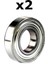 2'li 6314 Zz 70X150X35 mm Tek Sıralı, Sabit Bilyalı Rulman 2