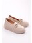 480 Kadin Metal Tokali Loafer Ayakkabi 2