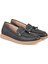 Bronte Siyah Kadın Deri Loafer 1