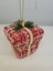 Ssdesıgn Yılbaşı Süsü Asılabilir Ekoseli Hediye Kutusu Ağaç Süsü 8X8CM 3