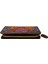 %100 Deri El Yapımı Yatay Telefon Bölmeli Fermuarlı ve Çıt Çıtlı Kadın Cüzdan (Liva) 4