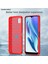 Motorola Moto G50 5g Için Yumuşak Karbon Fiber Fırçalanmış Tpu Telefon Kılıfı - Kırmızı (Yurt Dışından) 4