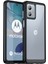 Motorola Moto G53 Için Şeffaf Pc Arka Tpu Tampon Telefon Kılıfı - Siyah (Yurt Dışından) 1