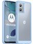 Motorola Moto G53 Için Şeffaf Pc Arka Tpu Tampon Telefon Kılıfı - Mavi (Yurt Dışından) 1