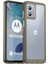Motorola Moto G53 Için Şeffaf Pc Arka Tpu Tampon Telefon Kılıfı - Gri (Yurt Dışından) 1