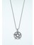 Pentagram Yıldızı Örme Zincir Kolye 2