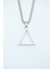 Üçgen Geometrik Örme Zincir Kolye 1