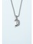 Minimal Ay Dede Örme Zincir Kolye 1