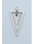 Sallantılı Üçgen Örme Zincir Kolye 3