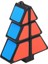 Yaratıcı Magic Cube Noel Hediye Kolye Çocuklar Eğitim Oyuncakları Siyah (Yurt Dışından) 2