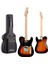 TLX-50SB Tele Kasa Maple Klavye 2 Single-Coil Manyetik Elektro Gitar 2