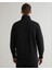 Erkek Siyah Regular Fit Fermuarlı Logolu Sweatshirt 2008006.5 2