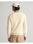 Erkek Krem Regular Fit Bisiklet Yaka Logolu Kazak 8030198.130 3