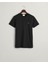 Erkek Siyah Slim Fit Bisiklet Yaka Logolu T-Shirt 2013033.5 2