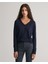 Kadın Lacivert Regular Fit V Yaka Kazak 4803187.433 1