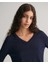 Kadın Lacivert Regular Fit V Yaka Kazak 4803187.433 5