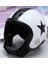 Motosiklet Kask Anahtarlığı Beyaz 4
