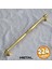 Petek Lüx 224 mm Gold Altın Mobilya Mutfak Dolabı Çekmece Dolap Kapak Kulpu Kulp Kulbu Metal 1