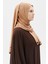 Tesettür Penye Şal Düz-Camel 3