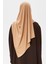 Tesettür Penye Şal Düz-Camel 5