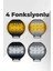 Lunox Dual Colour Cree Angel LED 200W Turuncu Beyaz Drl Mercek Far 2