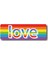 Love Pride - 4X12 cm Mıknatıslı Evrensel Tak Çıkar Dekoratif Aksesuar 1
