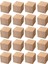 Ahşap Küp 2X2X2 20'li Paket Naturel 5