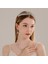 Renk Kristal Water Drop Bridal Jewelry Sets Rhinestone Tiaras Crown Necklace Earrings Wedding Dubai Jewelry Set (Yurt Dışından) 2