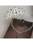 Renk Kristal Water Drop Bridal Jewelry Sets Rhinestone Tiaras Crown Necklace Earrings Wedding Dubai Jewelry Set (Yurt Dışından) 2