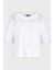 Pamuklu Relaxed Fit Bisiklet Yaka T Shirt Bayan T Shirt 3DYT34 YJ3RZ 1000 5