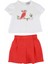 Kız Bebek Kuş Baskılı Şortlu Takım 1