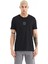 Erkek Siyah 0 Yaka T-Shirt 88210 1