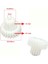 Homend Uyumlu Functionall 2840H Blender Hazne Kapağı Orta Aktarma Dişlisi (Çift Dişli) 2
