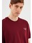 Leo Erkek Oversize Tshirt %100 Pamuk Bisiklet Yaka Baskı Detaylı Basic Tişört CMRE86 6