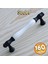 Gerçek Sedef Kulp SIYAH160 mm Mobilya Çekmece Dolap Mutfak Kapak Kulbu Kulpları Kulp Dolabı 1