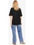 Jxvalerıa Oversize Kadın Siyah T-Shirt 12252007-BLACK 4