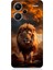 Xiaomi Redmi Note 13 Pro Plus Uyumlu Yırtıcı Aslan Kral Desenli Silikon Kılıf 1