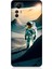 Xiaomi Redmi Note 12S Uyumlu Astronot ve Araştırma Desenli Silikon Kılıf 1