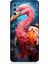 Xiaomi Redmi Note 10 5g Uyumlu Pembe Albatros Kuş Desenli Silikon Kılıf 1