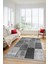 Dijital Kaymaz Taban Yıkanabilir Patchwork Desen Yolluk Mutfak Salon Halısı, Patchwork-01-Gri, 3