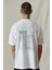Self Love Oversize T-Shirt Erkek - Beyaz 2