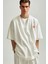Pasta Amore Oversize T-Shirt Erkek - Ekru 1