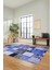 Dijital Kaymaz Taban Yıkanabilir Patchwork Desen Yolluk Mutfak Salon Halısı, Patchwork-03-Mavi, 2