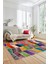 Dijital Kaymaz Taban Yıkanabilir Patchwork Desen Yolluk Mutfak Salon Halısı, Patchwork-10-Renkli, 1