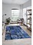 Dijital Kaymaz Taban Yıkanabilir Patchwork Desen Yolluk Mutfak Salon Halısı, Patchwork-12-Mavi, 3