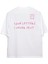 Love Letters Oversize T-Shirt Erkek - Beyaz 4