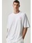 Love Letters Oversize T-Shirt Erkek - Beyaz 1